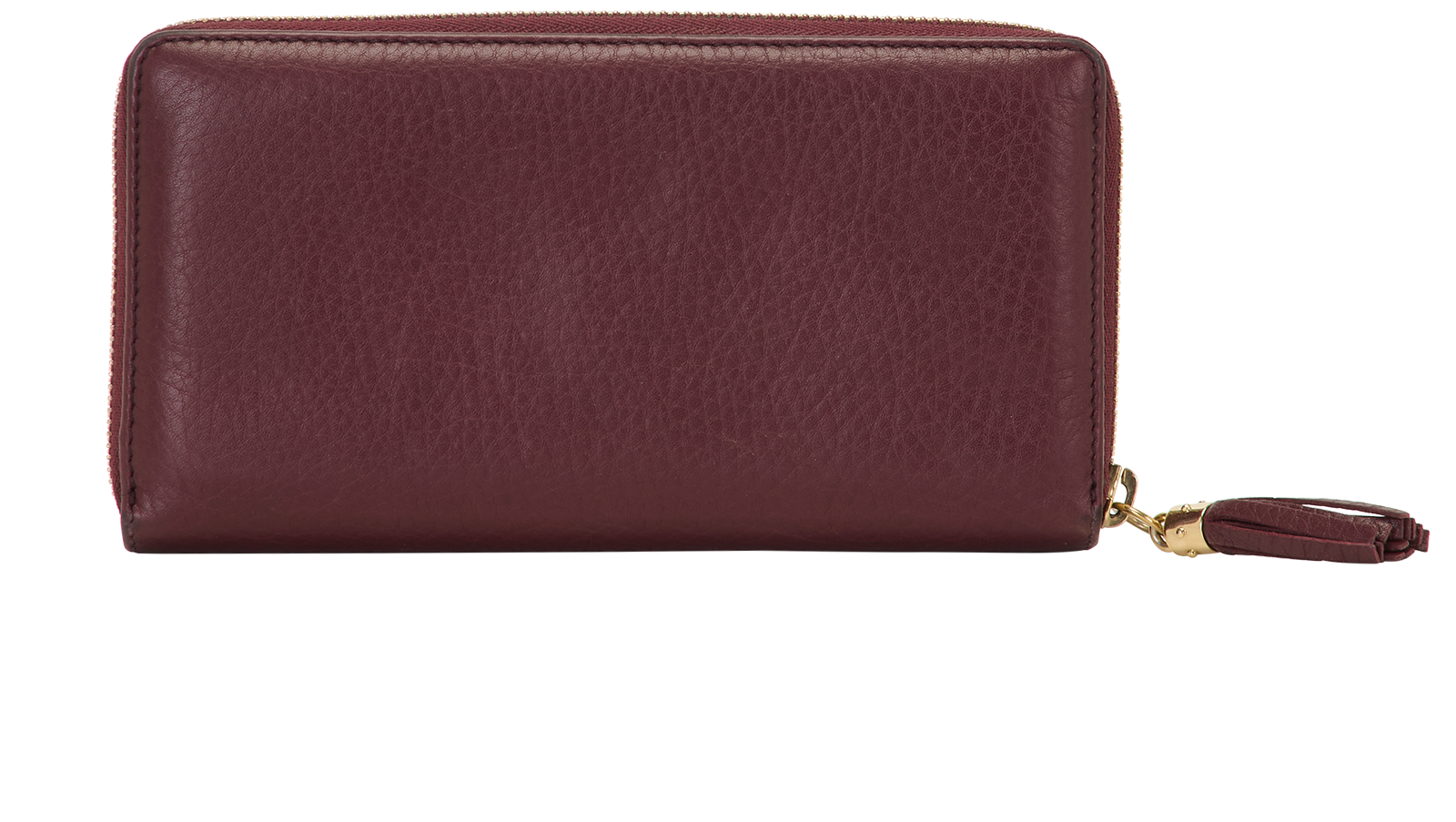 Gucci Soho Wallet, &pound;220, Accessories, Burgundy, Leather, Back view